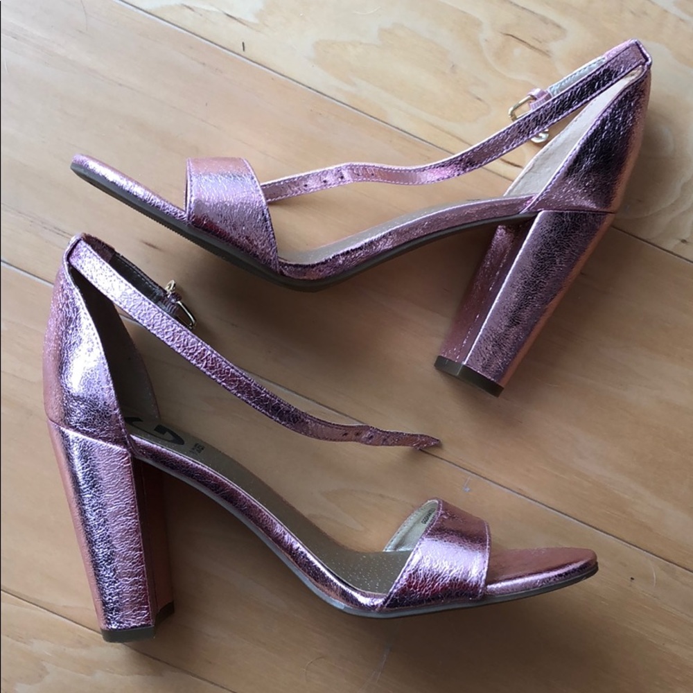 G by Guess Metallic Pink Heel